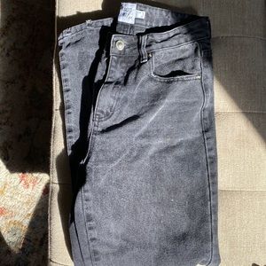 Princess polly denim black jeans